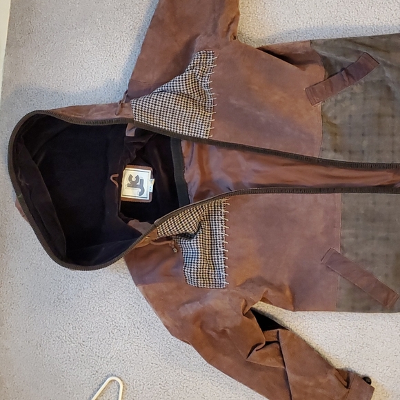 JLC soft leather zippered hooded jacket - Picture 7 of 11